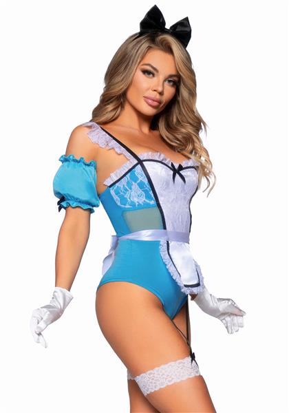 Grote foto alice in wonderland kostuum bodysuit leg avenue verzamelen overige verzamelingen