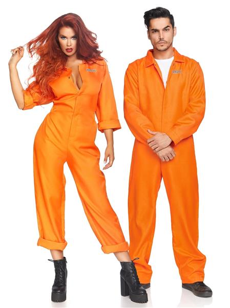 Grote foto boef jumpsuit oranje dames leg avenue verzamelen overige verzamelingen