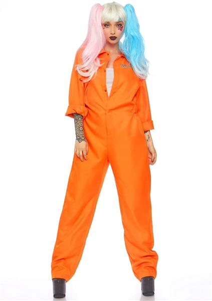 Grote foto boef jumpsuit oranje dames leg avenue verzamelen overige verzamelingen