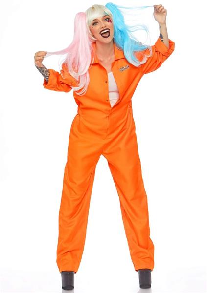 Grote foto boef jumpsuit oranje dames leg avenue verzamelen overige verzamelingen