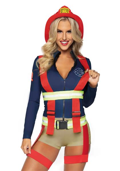 Grote foto brandweer pak dames bodysuit leg avenue verzamelen overige verzamelingen