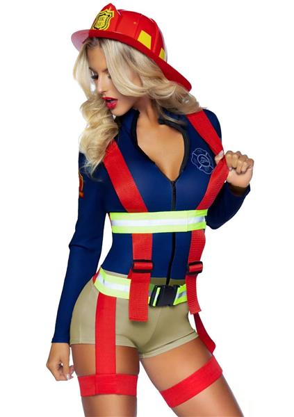 Grote foto brandweer pak dames bodysuit leg avenue verzamelen overige verzamelingen