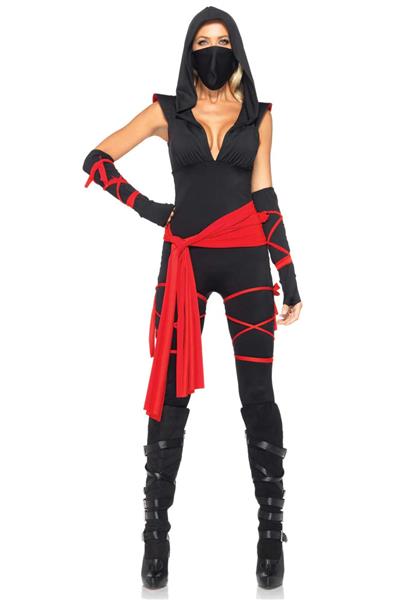 Grote foto ninja catsuit dames leg avenue verzamelen overige verzamelingen