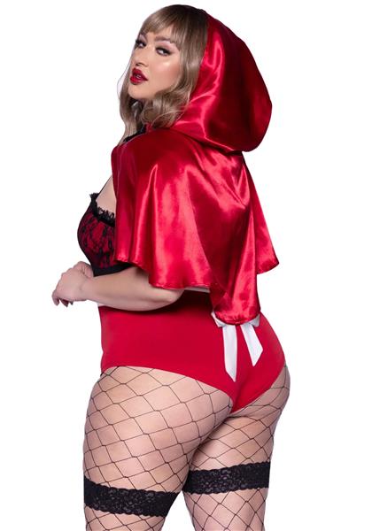 Grote foto roodkapje kostuum dames bodysuit naughty leg avenue verzamelen overige verzamelingen