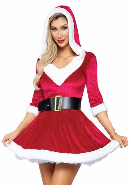 Grote foto kerst jurk dames mrs. claus verzamelen overige verzamelingen