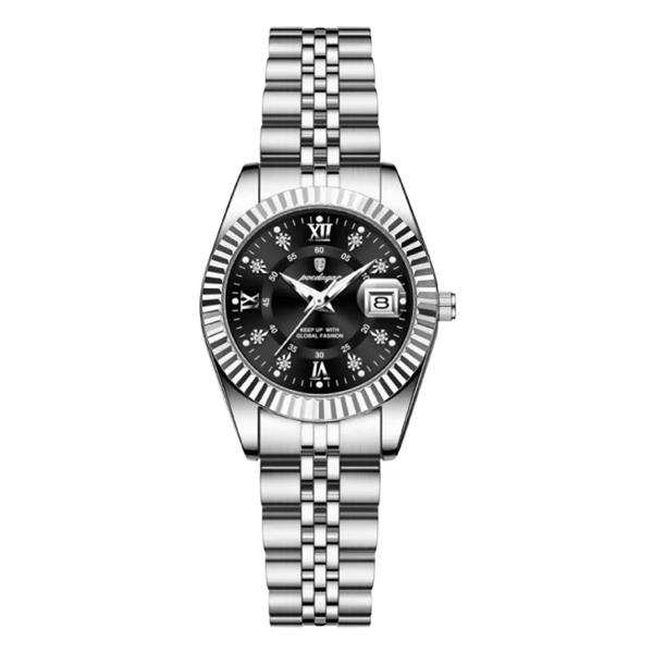 Grote foto luxury elegant watch for women 3atm waterproof luminous date stainless steel quartz kleding dames horloges