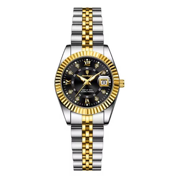 Grote foto luxury elegant watch for women 3atm waterproof luminous date stainless steel quartz kleding dames horloges