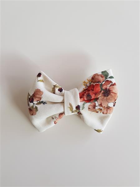 Grote foto haarklem kleine strik bloemen wit kinderen en baby overige