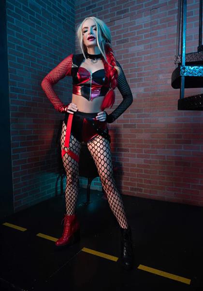 Grote foto harley quinn kostuum dames leg avenue verzamelen overige verzamelingen
