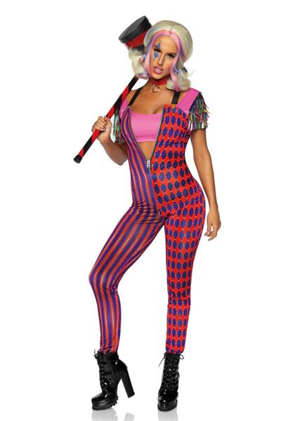 Grote foto harley quinn jumpsuit dames leg avenue verzamelen overige verzamelingen