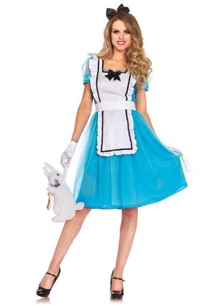 Grote foto alice in wonderland jurk blauw dames leg avenue verzamelen overige verzamelingen