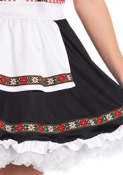 Grote foto rood zwarte dirndl jurk oktoberfest dames leg avenue verzamelen overige verzamelingen
