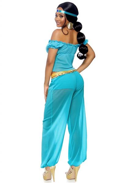 Grote foto prinses jasmine kostuum blauw dames leg avenue verzamelen overige verzamelingen