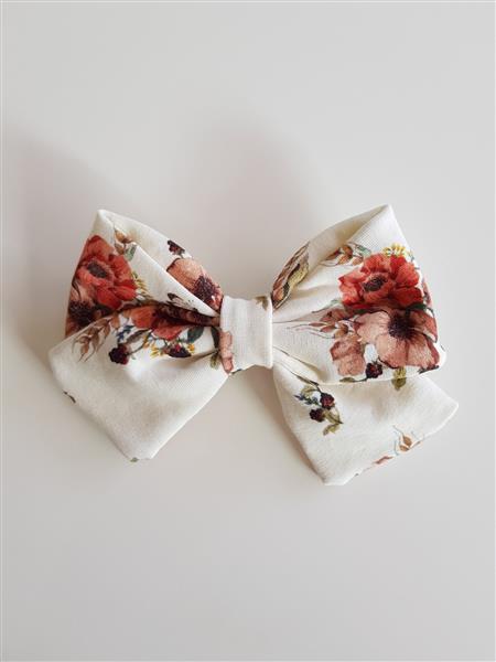 Grote foto haarklem met grote strik bloemen wit kinderen en baby overige