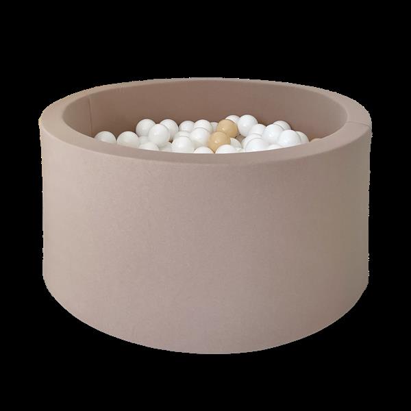 Grote foto ballenbad cotton 90x40cm beige excl ballen kinderen en baby overige