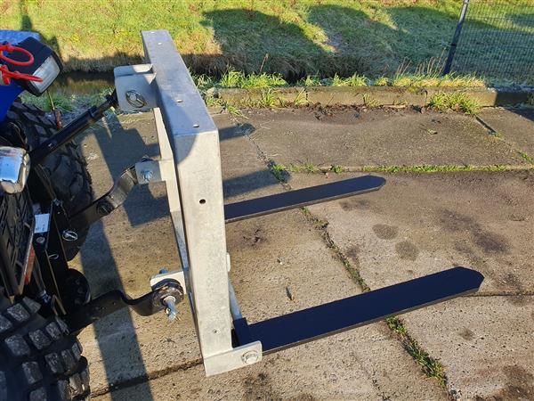 Grote foto kraffter 3 punts palletvork gegalvaniseerd heavy duty agrarisch mechanisatie