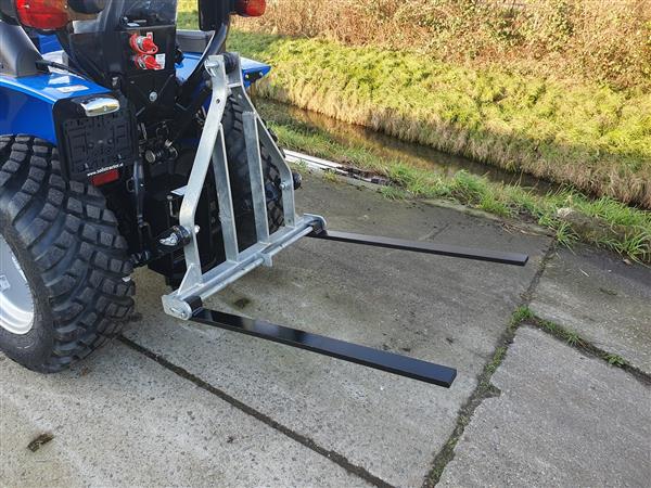 Grote foto kraffter 3 punts palletvork gegalvaniseerd light duty agrarisch mechanisatie