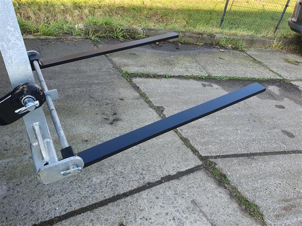 Grote foto kraffter 3 punts palletvork gegalvaniseerd light duty agrarisch mechanisatie