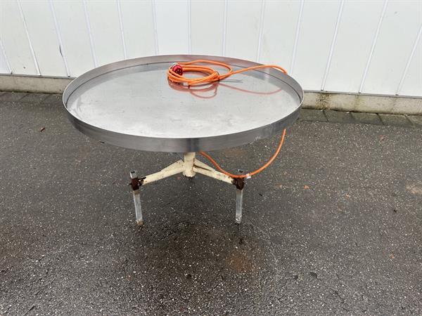Grote foto draaitafel 120 cm rvs bovenblad agrarisch tuinbouw
