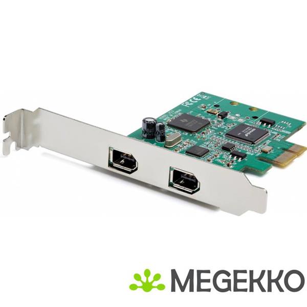 Grote foto startech.com pex1394a2v2 interfacekaart adapter ieee 1394 firewire intern computers en software overige computers en software