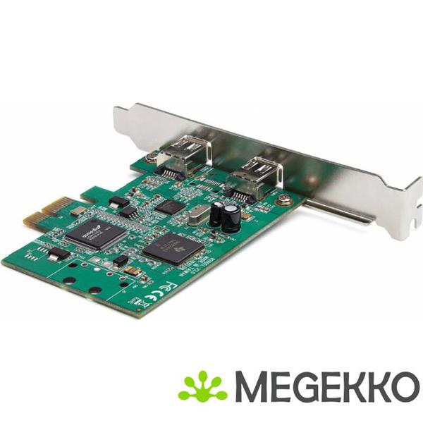 Grote foto startech.com pex1394a2v2 interfacekaart adapter ieee 1394 firewire intern computers en software overige computers en software