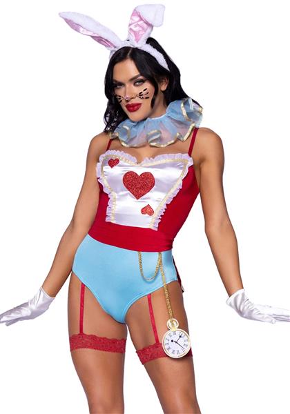 Grote foto alice in wonderland kostuum dames bodysuit leg avenue verzamelen overige verzamelingen