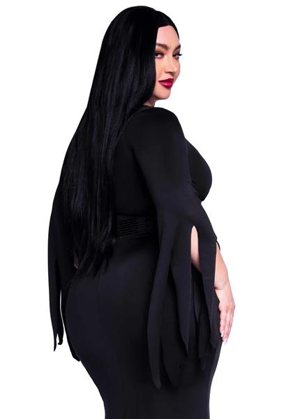 Grote foto morticia jurk zwart dames immortal beauty leg avenue verzamelen overige verzamelingen