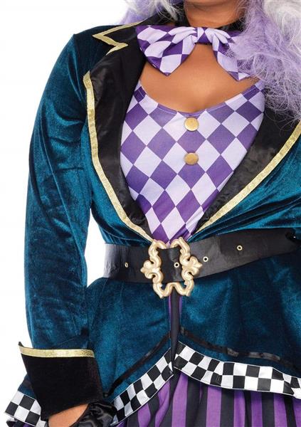 Grote foto mad hatter kostuum paars groen dames leg avenue verzamelen overige verzamelingen