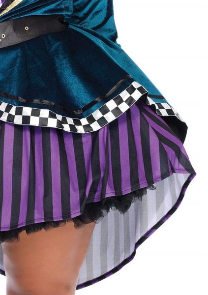 Grote foto mad hatter kostuum paars groen dames leg avenue verzamelen overige verzamelingen