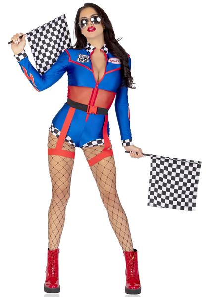 Grote foto racepak dames bodysuit leg avenue verzamelen overige verzamelingen