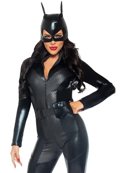 Grote foto catwoman catsuit zwart dames crime fighter leg avenue verzamelen overige verzamelingen