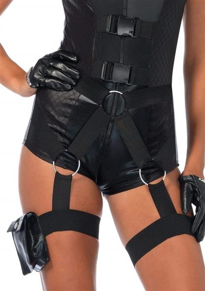 Grote foto politie pak zwart dames bodysuit leg avenue verzamelen overige verzamelingen