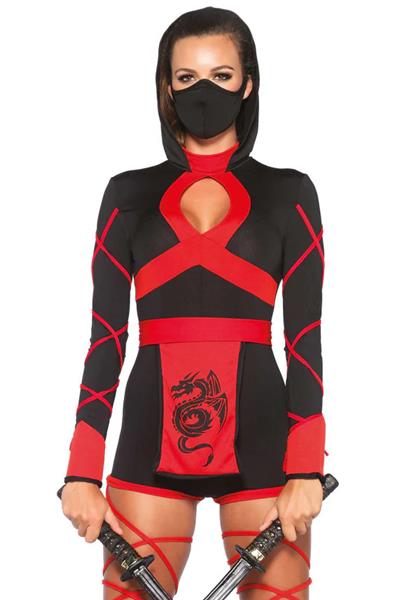 Grote foto ninja pak dames bodysuit leg avenue verzamelen overige verzamelingen