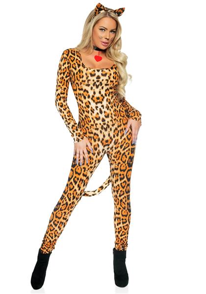Grote foto poema catsuit oranje dames leg avenue verzamelen overige verzamelingen