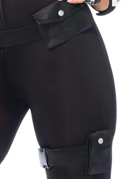 Grote foto swat catsuit zwart dames leg avenue verzamelen overige verzamelingen