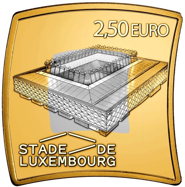 Grote foto luxemburg 2 50 euro 2022 tadion van luxemburg verzamelen munten overige