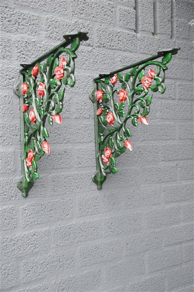 Grote foto 1 mooie hanger rozen motief gietijzer kleur tuin en terras tuindecoratie
