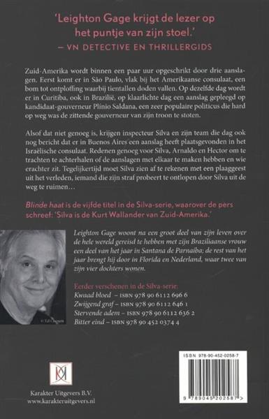 Grote foto blinde haat silva serie boeken thrillers