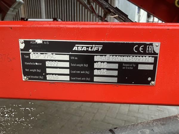 Grote foto asa lift tsp 275 aardappelrooier voor zoete aardappelen agrarisch aardappelpootmachines