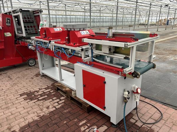 Grote foto da ros a5 dc5 rc5 sjabloonvulmachine voor trays pot in trayvullijn agrarisch tuinbouw