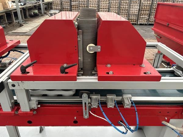 Grote foto da ros a5 dc5 rc5 sjabloonvulmachine voor trays pot in trayvullijn agrarisch tuinbouw