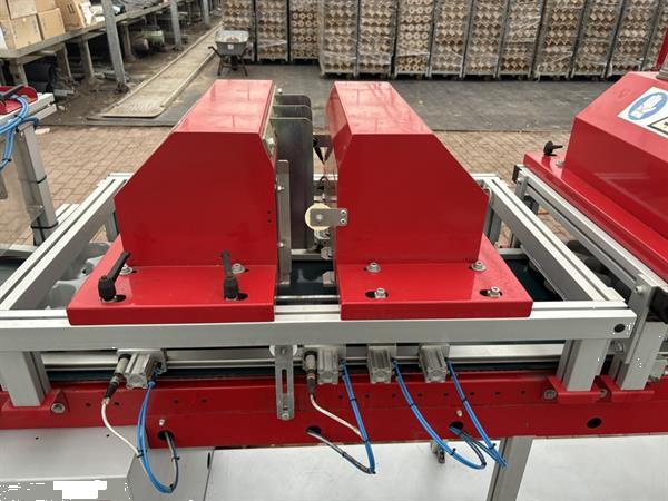 Grote foto da ros a5 dc5 rc5 sjabloonvulmachine voor trays pot in trayvullijn agrarisch tuinbouw