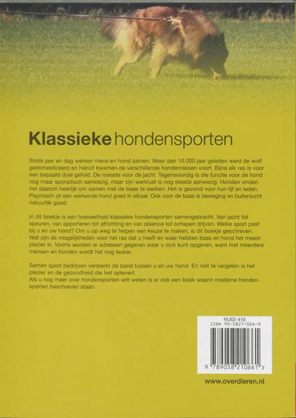 Grote foto de klassieke hondensporten over dieren boeken hobby en vrije tijd