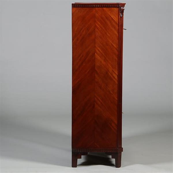 Grote foto secretaire abattant of klepbureau met 4 biscuit panelen prachtig ingelegd ca 1790 no.260650 antiek en kunst overige in antiek gebruiksvoorwerpen