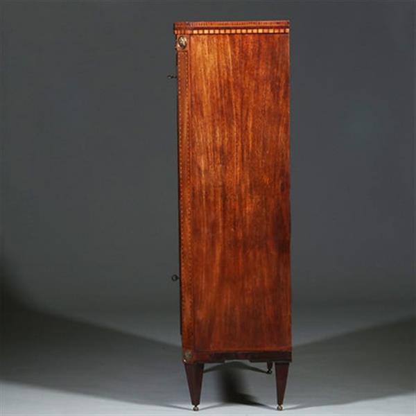 Grote foto neoclassicistische secretaire met blauw wit en wit biscuit ca. 1790 no.260645 antiek en kunst overige in antiek gebruiksvoorwerpen