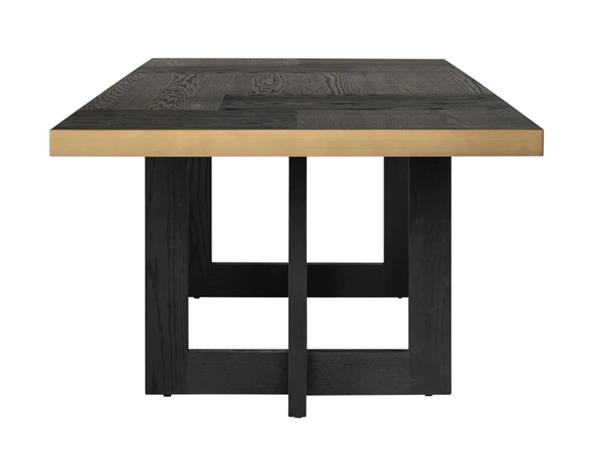 Grote foto eettafel cambon 280 cm rechthoek dark coffee richmond interiors huis en inrichting eettafels