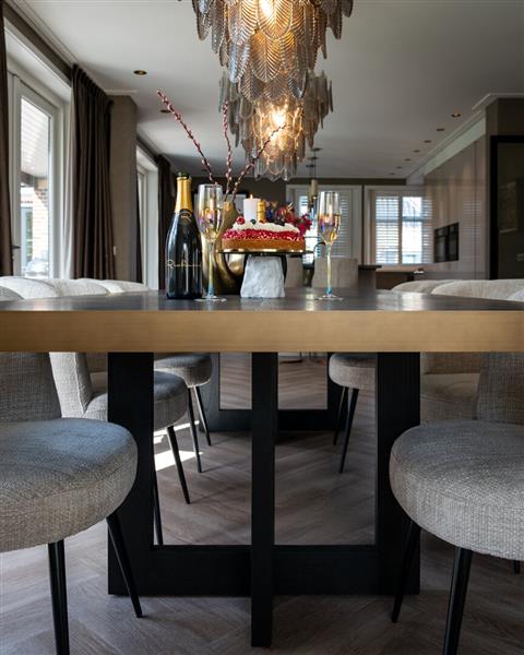 Grote foto eettafel cambon 280 cm rechthoek dark coffee richmond interiors huis en inrichting eettafels