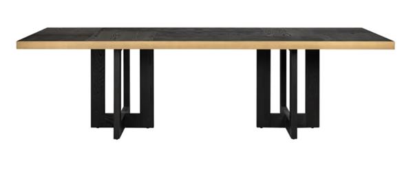 Grote foto eettafel cambon 280 cm rechthoek dark coffee richmond interiors huis en inrichting eettafels