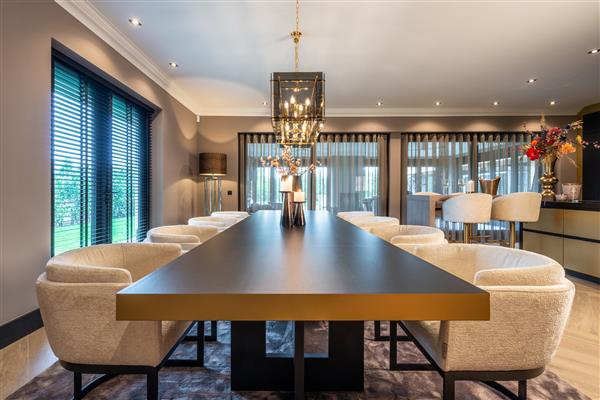 Grote foto eettafel cambon 280 cm rechthoek dark coffee richmond interiors huis en inrichting eettafels