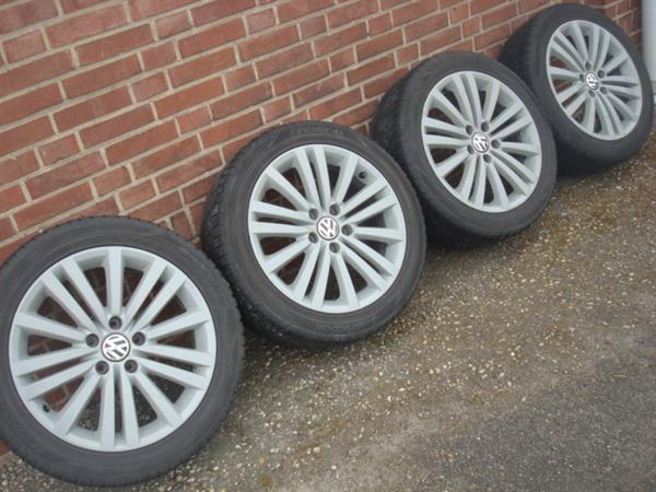 Grote foto 17 originele vw r32 velgen en banden hankook 5x112 auto onderdelen banden en velgen